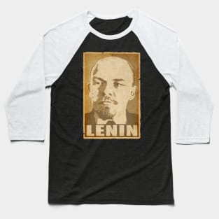 Vladimir Lenin Propaganda Poster Pop Art Baseball T-Shirt